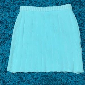 Girls blue knit skirt Sz S American Apparel